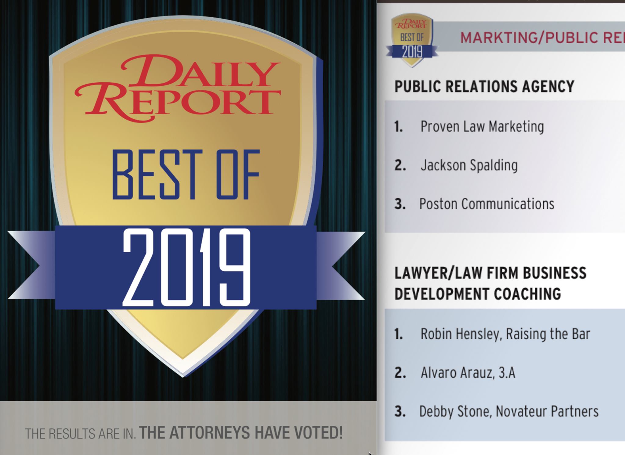 Daily Report Best Of 2019 Debby Stone